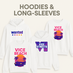 Collection image for: Hoodies & Long-Sleeves – Vice Streets GTA VI Vibe