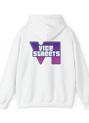 Vice Streets Hoodie — Retro 80s Vaporwave Logo Pullover