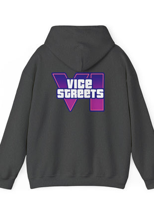 Vice Streets Hoodie — Retro 80s Vaporwave Logo Pullover