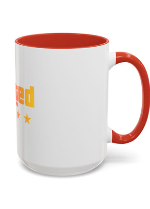 Wanted Rainbow Accent Coffee Mug