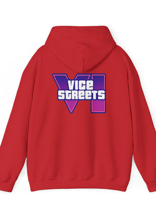 Vice Streets Hoodie — Retro 80s Vaporwave Logo Pullover