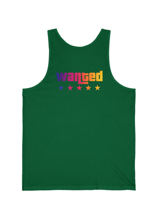 Miami Nights Tank Top — Retro Sunset Car Graphic "Miami Nights" Beach Vest