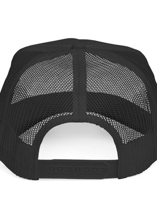 Trucker Cap — "Wanted" Retro Rainbow Stars Hat