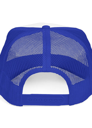 Trucker Cap — "Wanted" Retro Rainbow Stars Hat