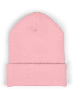 Embroidered 'Vice Streets' Cuffed Beanie – Retro Vaporwave Knit Hat