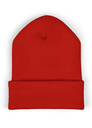 Copy of Embroidered 'The Streets' Logo Cuffed Beanie — Retro Purple Graphic Knit Hat