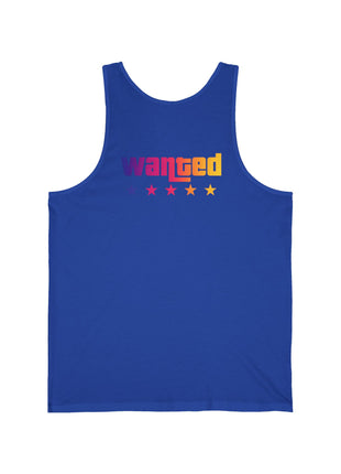 Miami Nights Tank Top — Retro Sunset Car Graphic "Miami Nights" Beach Vest