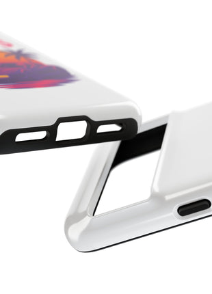 Miami Nights Phone Case — Retro Sunset Palm Car Design