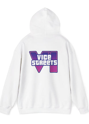 Vice Streets Hoodie — Retro 80s Vaporwave Logo Pullover