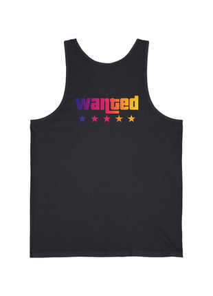 Miami Nights Tank Top — Retro Sunset Car Graphic "Miami Nights" Beach Vest