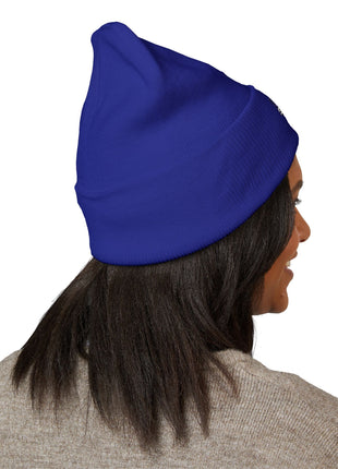 Embroidered 'Vice Streets' Cuffed Beanie – Retro Vaporwave Knit Hat