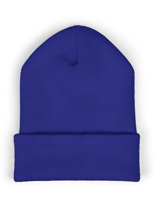 Copy of Embroidered 'The Streets' Logo Cuffed Beanie — Retro Purple Graphic Knit Hat