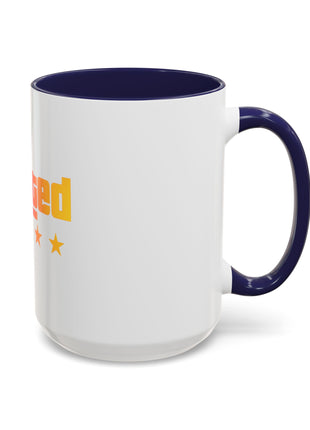 Wanted Rainbow Accent Coffee Mug