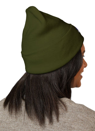 Copy of Embroidered 'The Streets' Logo Cuffed Beanie — Retro Purple Graphic Knit Hat