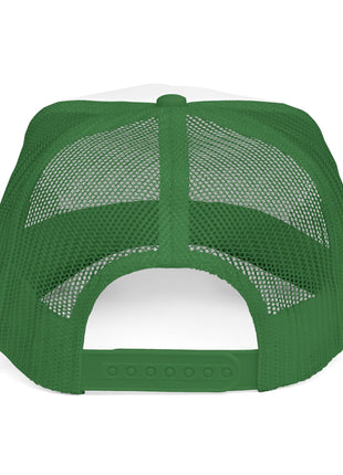 Trucker Cap — "Wanted" Retro Rainbow Stars Hat