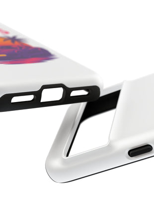 Miami Nights Phone Case — Retro Sunset Palm Car Design