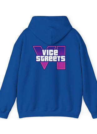 Vice Streets Hoodie — Retro 80s Vaporwave Logo Pullover