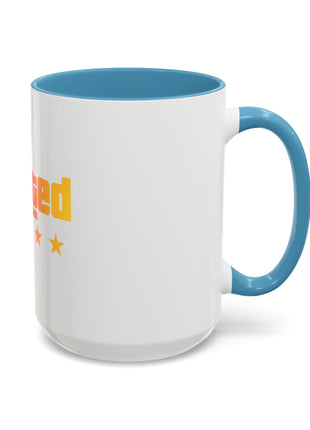 Wanted Rainbow Accent Coffee Mug