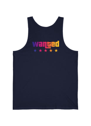 Miami Nights Tank Top — Retro Sunset Car Graphic "Miami Nights" Beach Vest