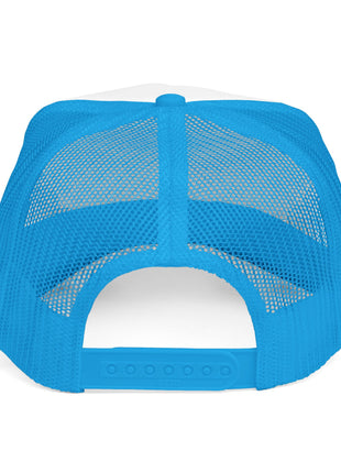 Trucker Cap — "Wanted" Retro Rainbow Stars Hat