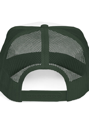 Trucker Cap — "Wanted" Retro Rainbow Stars Hat