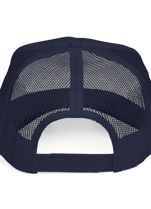 Trucker Cap — "Wanted" Retro Rainbow Stars Hat