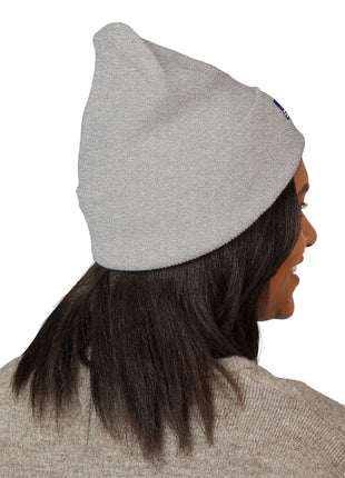 Copy of Embroidered 'The Streets' Logo Cuffed Beanie — Retro Purple Graphic Knit Hat